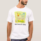 T-Shirts für Männer - Lemon Drop Martini (Vorderseite)