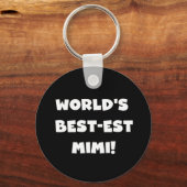 T-Shirts Geschenke des Gut-est der Welt weiße Text Schlüsselanhänger (Vorderseite)