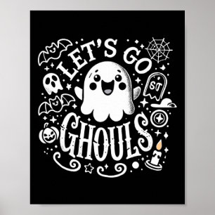 T-Shirts Halloween Lasse Go Ghouls Ghost Kleinkind Poster