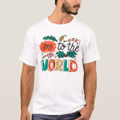 T-Shirts Joy to the World Frohe Weihnachten (Vorderseite)