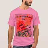 T-Shirts : Kaktusblüte (Vorderseite)