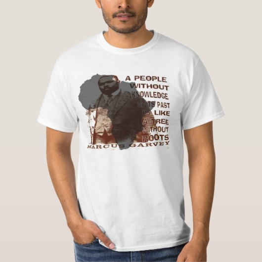 T-Shirts Marcus Garvey (Vorderseite)
