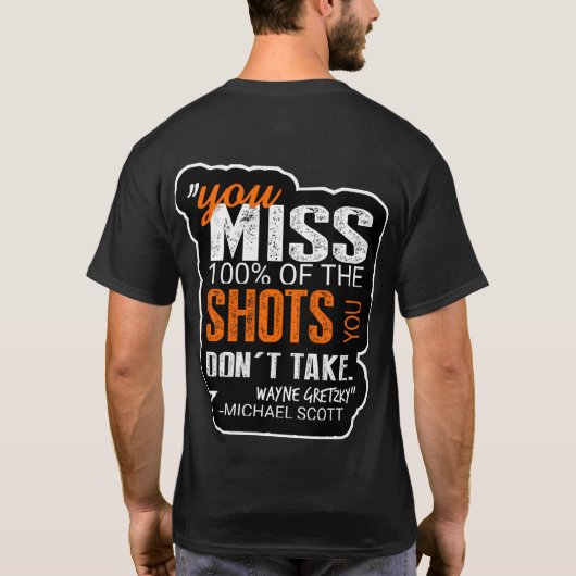 t Shirts Michael Scott Quotes vom Amt (Rückseite)