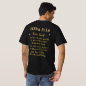 T-Shirts mit Bibelversen (Schwarz voll)