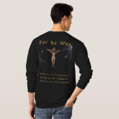 T-Shirts mit Bibelversen, 2-seitiges Design (Schwarz voll)