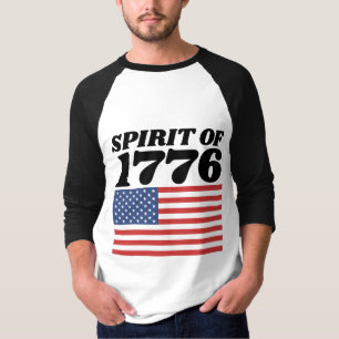 T-SHIRTS MIT PATRIOTISCHEM GEIST VON 1776