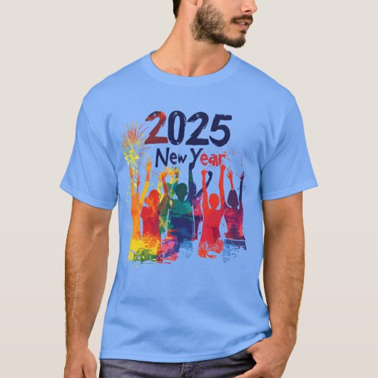 T-Shirts Neujahr 2025 (Vorderseite)
