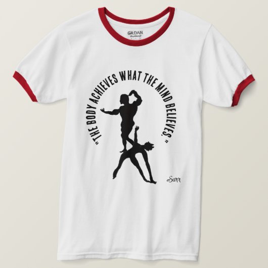 T-Shirts : Positive Einstellung  (Design vorne)