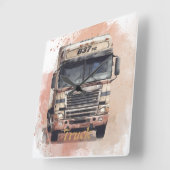 T-Shirts Quadratische Wanduhr (Winkel)