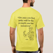 T-shirts : Strength is Power . (Rückseite)