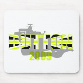 T-Shirts u. Geschenke Weltmeisterart Knopfes 2009 Mousepad (Vorne)