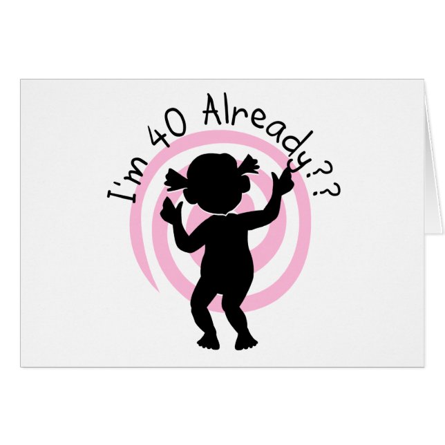 T-Shirts und Geschenke der Zeitschleife 40 bereits (Vorderseite (Horizontal))