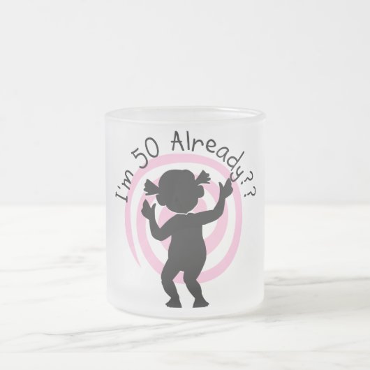 T-Shirts und Geschenke der Zeitschleife-50 bereits Mattglastasse (Mittel)