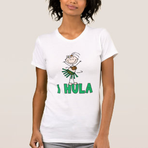 T - Shirts und Geschenke des Strichmännchen-I Hula