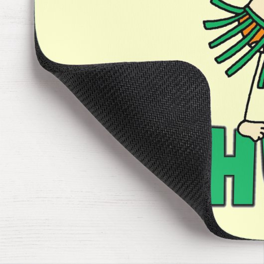 T - Shirts und Geschenke des Strichmännchen-I Hula Mousepad (Ecke)