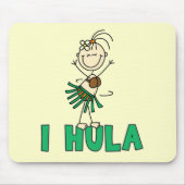 T - Shirts und Geschenke des Strichmännchen-I Hula Mousepad (Vorne)