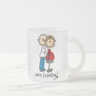 T-Shirts und Geschenke für das erwartende Paar Mattglastasse