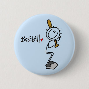 T-Shirts und Geschenke für die Liebe zum Baseball Button