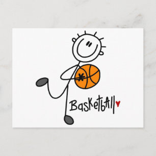 T-Shirts und Geschenke für die Liebe zum Basketbal Postkarte