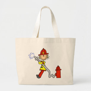 T-Shirts und Geschenke für Feuerwehrfrauen mit Sch Jumbo Stoffbeutel