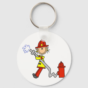T-Shirts und Geschenke für Feuerwehrfrauen mit Sch Schlüsselanhänger