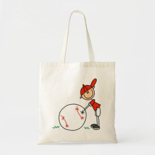 T-Shirts und Geschenke für Jungen Baseball individ Tragetasche