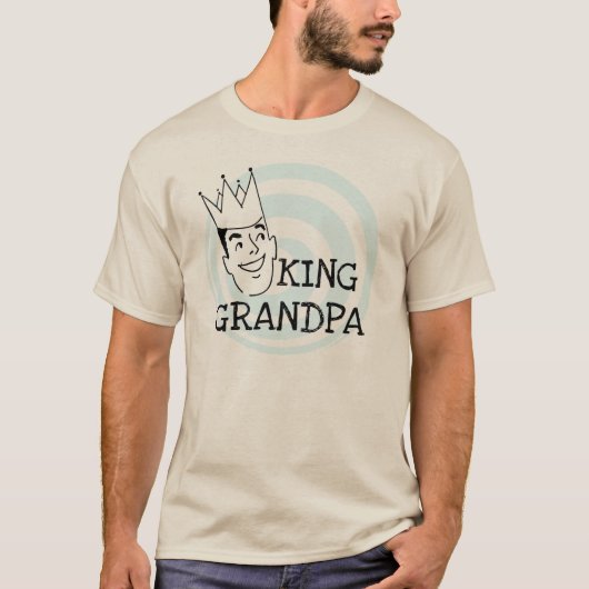 T-Shirts und Geschenke für König Opa (Vorderseite)