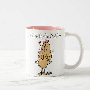 T-Shirts und Geschenke für Omas, die ihre Enkelinn Zweifarbige Tasse