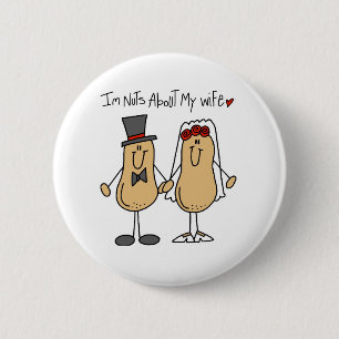 T-Shirts und Geschenke für Verrückte meiner Frau Button