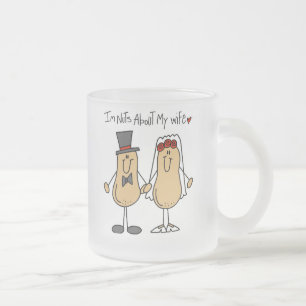 T-Shirts und Geschenke für Verrückte meiner Frau Mattglastasse