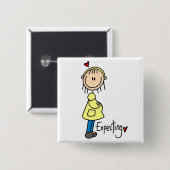 T-Shirts und Geschenke für werdende Eltern Button (Vorne & Hinten)