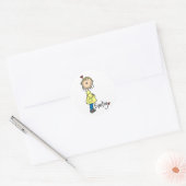 T-Shirts und Geschenke für werdende Mütter Runder Aufkleber (Umschlag)