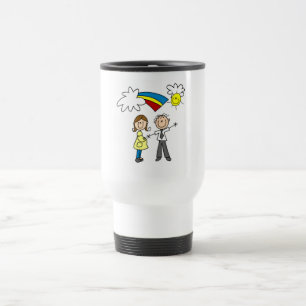 T-Shirts und Geschenke für werdende Mütter und Vät Reisebecher