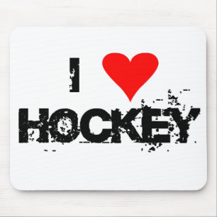 T - Shirts und Geschenke Hockey der Liebe I Mousepad