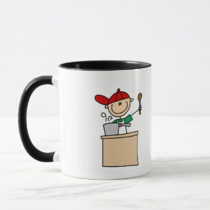 T-Shirts und Geschenke mit männlicher Strichmännch Tasse