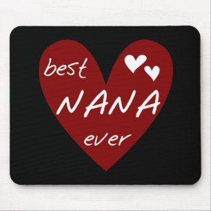 T - Shirts und Geschenke rotes Herz-beste Nanas Mousepad
