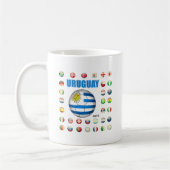 T - Shirts Uruguay-Weltmeisterschaft-2010 Kaffeetasse (Links)