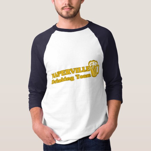 T-Shirts von Naperville Drinking Team (Vorderseite)