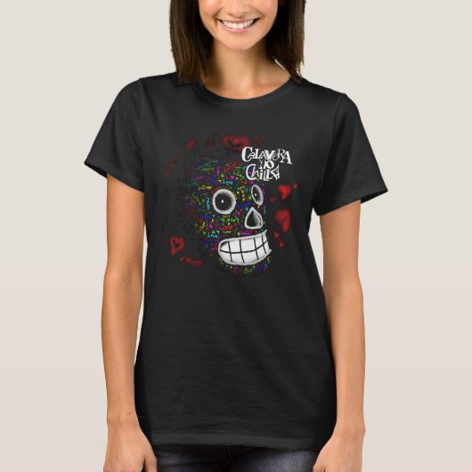 T-shirts with Love skull drawings (Vorderseite)