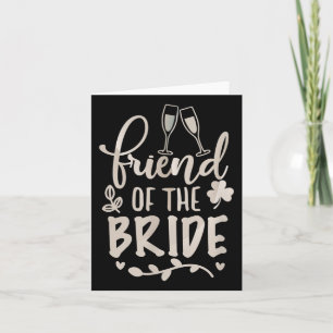 T-Shirts zum Hochzeitstag von Freundinnen und Freu Karte