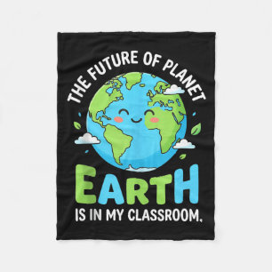 T-Shirts zum Tag der Erde für Lehrer Klassenzimmer Fleecedecke