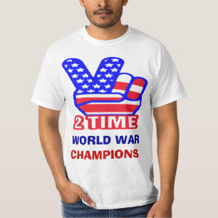 T-Shirts Zweifacher Weltkriegs-Champion in Folge