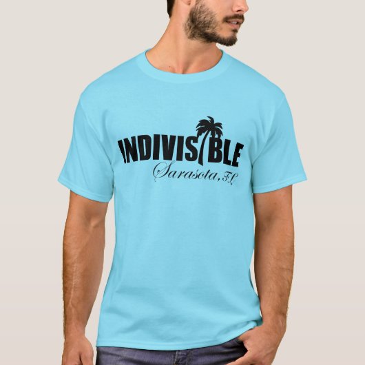 T - Shirtschwarz-Logo unteilbarer Männer SARASOTA T-Shirt (Vorderseite)