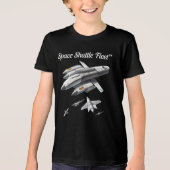 T-ShirtSpace Shuttle Fleet" Tri-Blend Shirt (Vorderseite)