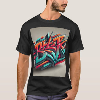 T-ShirtUrban Graffiti 3D Streetwear Design T-Shirt