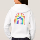 T shitter Baby Regenbogen Hoodie (Rückseite)