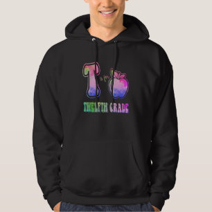 T steht für die zwölfte Klasse zurück zur Schule   Hoodie