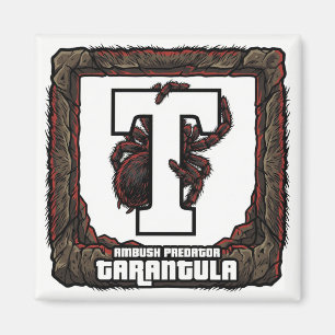 T steht für Tarantel – GTA Style ABC Lernen Magnet