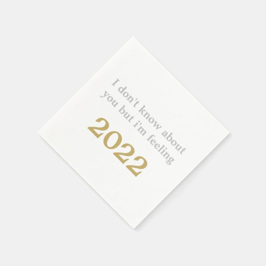 T SWIFT NYE SILVESTER 2022 FUNNY COCKTAIL SERVIETTE (Ecke)