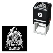 T&T Liberty Factory Self Inking Briefmarke Permastempel (Beispiel)
